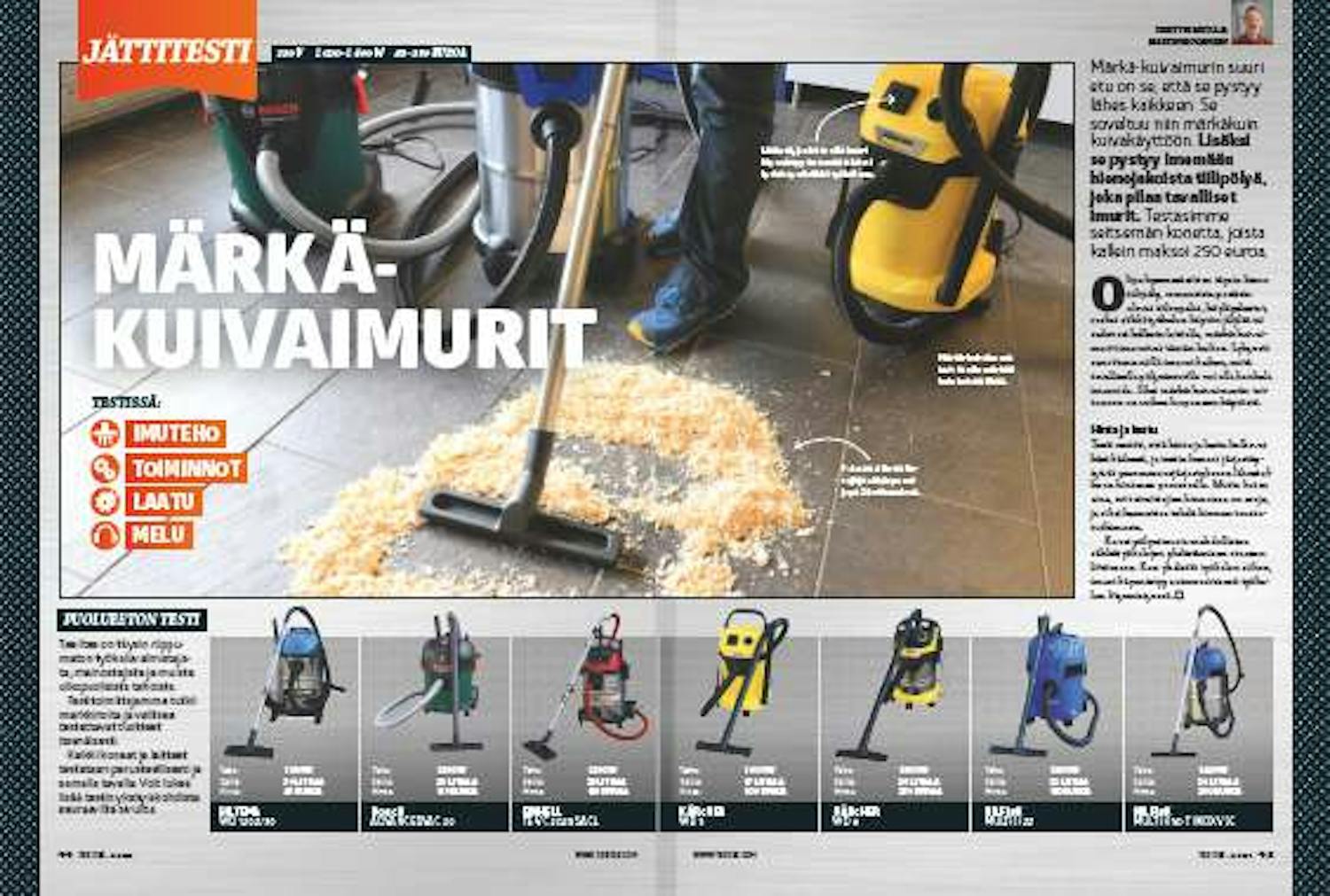 Märkä-kuivaimurit suurtesti Märkä-kuivaimurit suurtesti